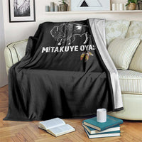 Lakota Tribe Teton Sioux Nation Native American Pride Throw Blanket