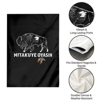 Lakota Tribe Teton Sioux Nation Native American Pride Garden Flag