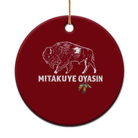 Lakota Tribe Teton Sioux Nation Native American Pride Ceramic Ornament