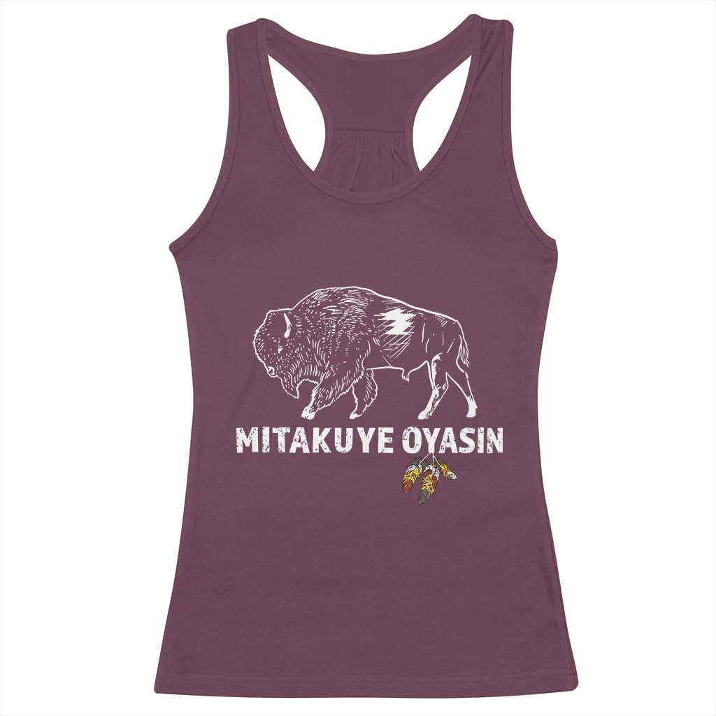 Lakota Tribe Teton Sioux Nation Native American Pride Racerback Tank Top