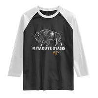 Lakota Tribe Teton Sioux Nation Native American Pride Raglan Shirt