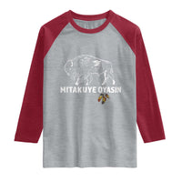 Lakota Tribe Teton Sioux Nation Native American Pride Raglan Shirt