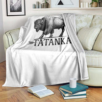 Tatanka Lakota Buffalo Bison Native American West Wildlife Throw Blanket