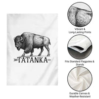 Tatanka Lakota Buffalo Bison Native American West Wildlife Garden Flag