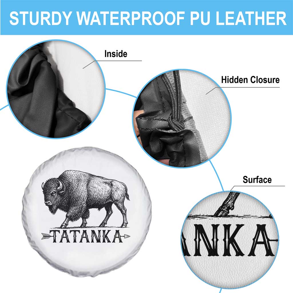Tatanka Lakota Buffalo Bison Native American West Wildlife Spare Tire Cover