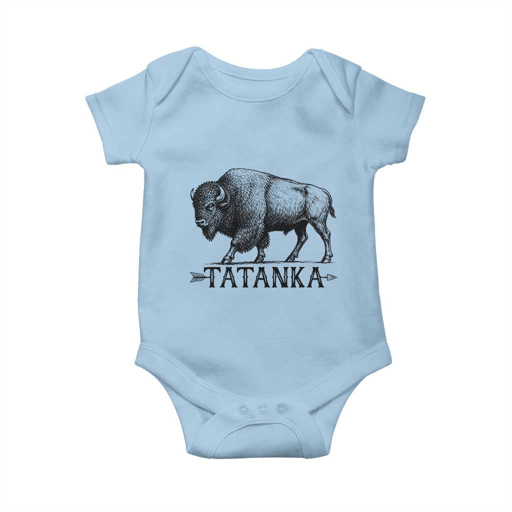 Tatanka Lakota Buffalo Bison Native American West Wildlife Baby Onesie