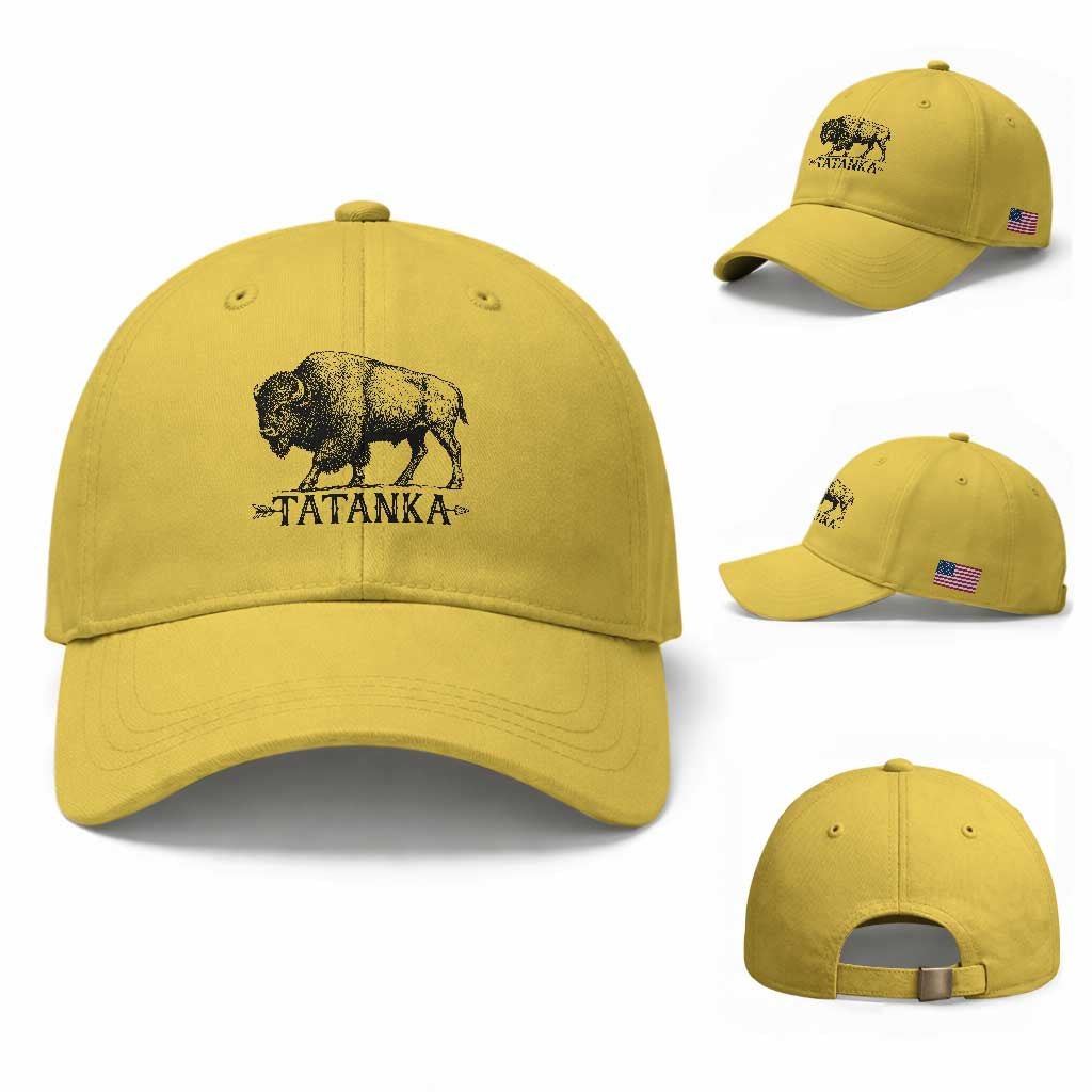 Tatanka Lakota Buffalo Bison Native American West Wildlife Baseball Cap