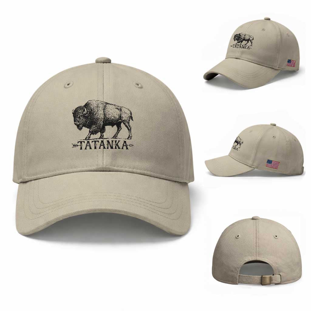 Tatanka Lakota Buffalo Bison Native American West Wildlife Baseball Cap