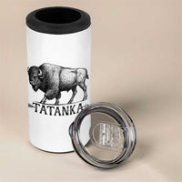 Tatanka Lakota Buffalo Bison Native American West Wildlife 4 in 1 Can Cooler Tumbler