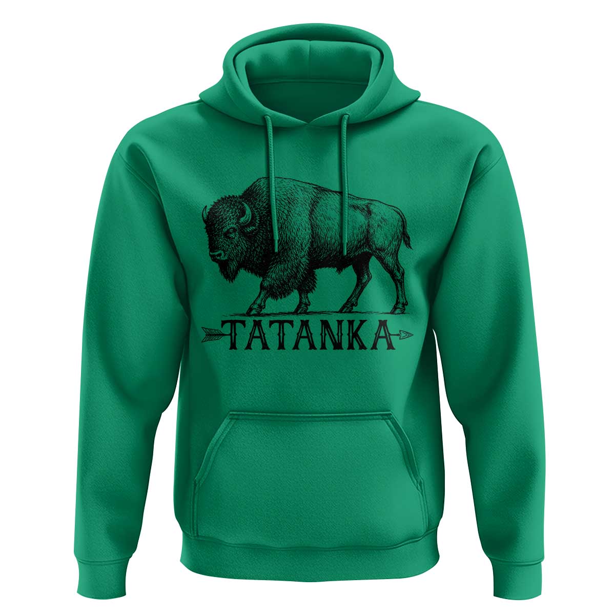 Tatanka Lakota Buffalo Bison Native American West Wildlife Hoodie