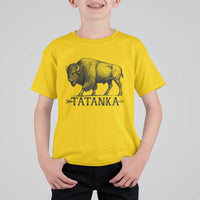 Tatanka Lakota Buffalo Bison Native American West Wildlife T Shirt For Kid