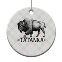 Tatanka Lakota Buffalo Bison Native American West Wildlife Ceramic Ornament