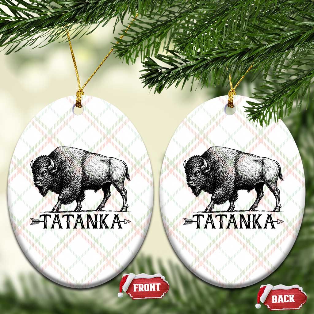 Tatanka Lakota Buffalo Bison Native American West Wildlife Ceramic Ornament
