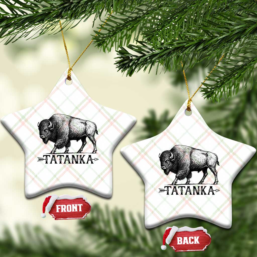 Tatanka Lakota Buffalo Bison Native American West Wildlife Ceramic Ornament