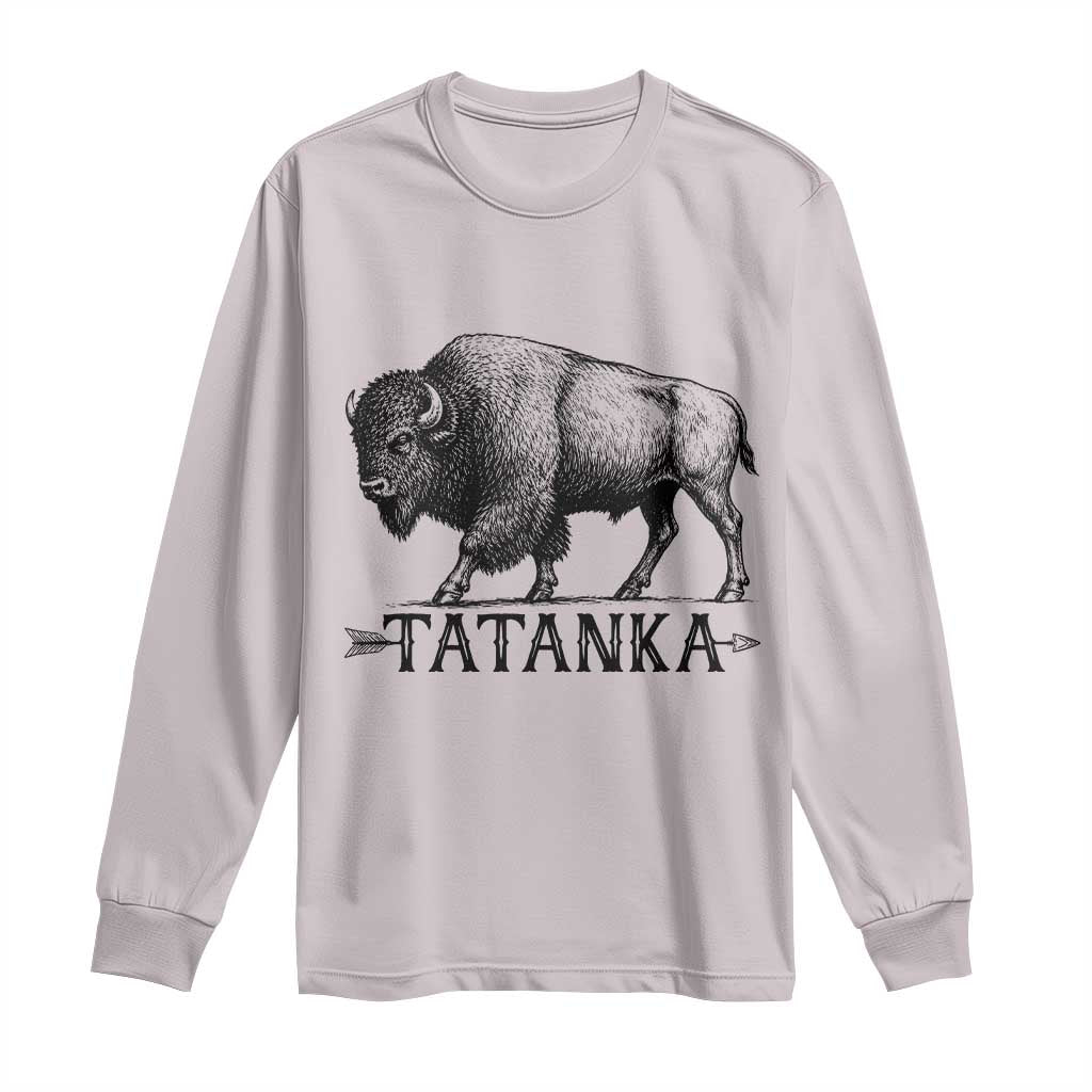 Tatanka Lakota Buffalo Bison Native American West Wildlife Long Sleeve Shirt
