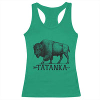 Tatanka Lakota Buffalo Bison Native American West Wildlife Racerback Tank Top