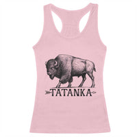 Tatanka Lakota Buffalo Bison Native American West Wildlife Racerback Tank Top