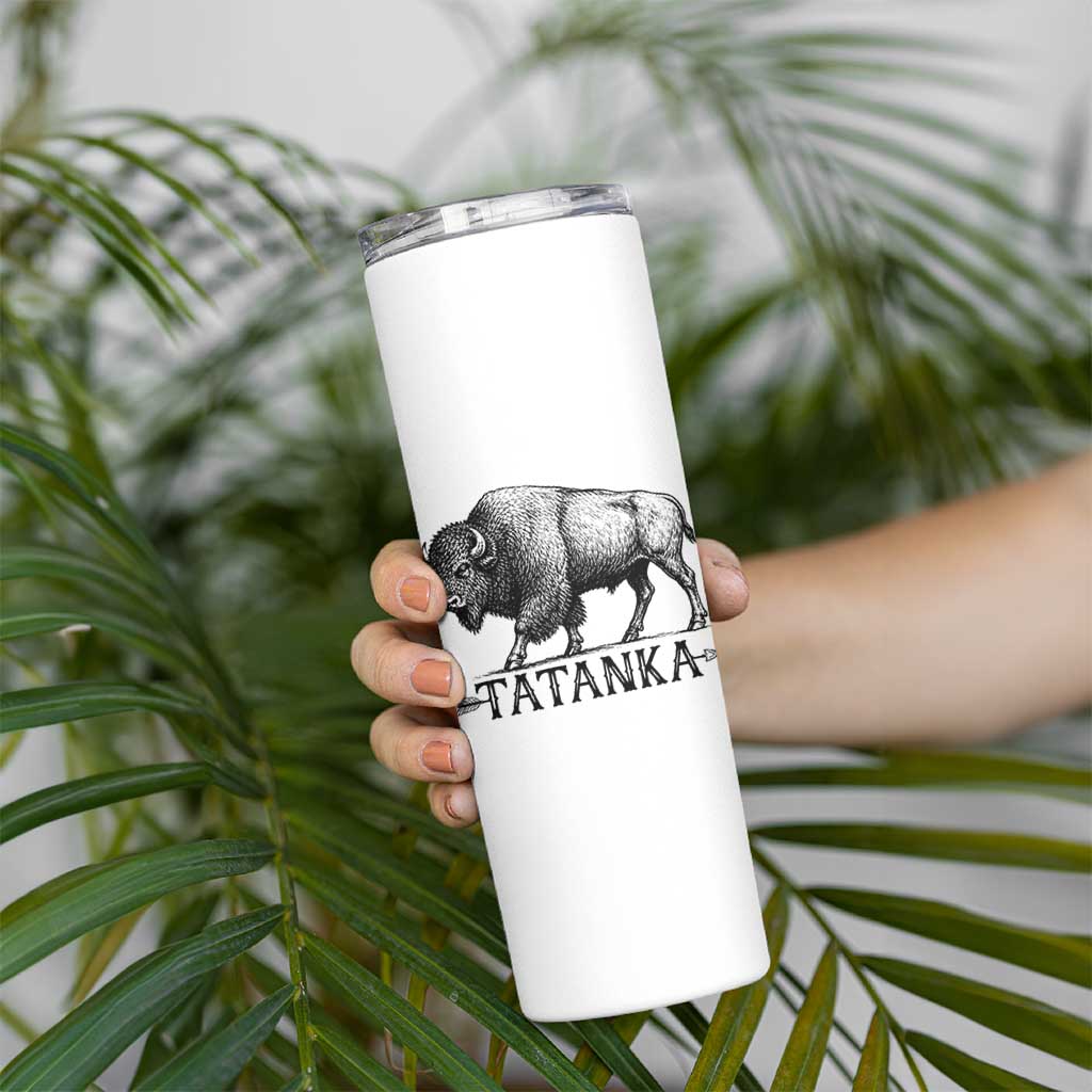 Tatanka Lakota Buffalo Bison Native American West Wildlife Skinny Tumbler