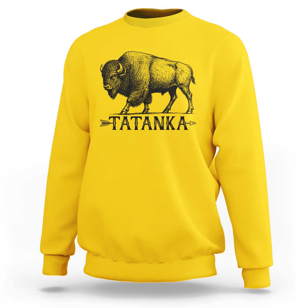 Tatanka Lakota Buffalo Bison Native American West Wildlife Sweatshirt