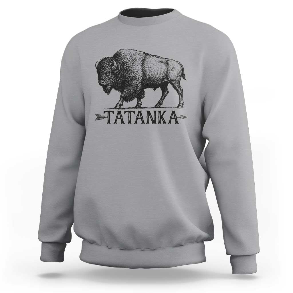 Tatanka Lakota Buffalo Bison Native American West Wildlife Sweatshirt