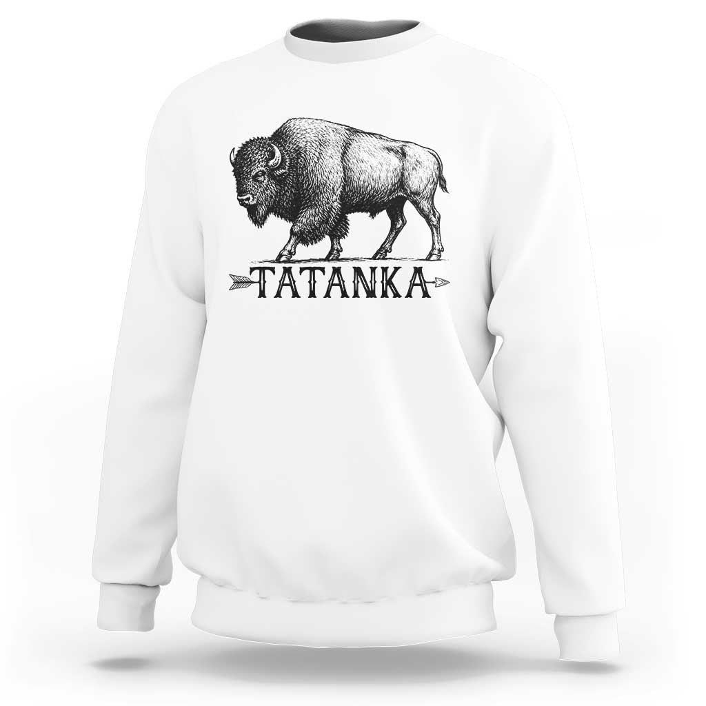 Tatanka Lakota Buffalo Bison Native American West Wildlife Sweatshirt