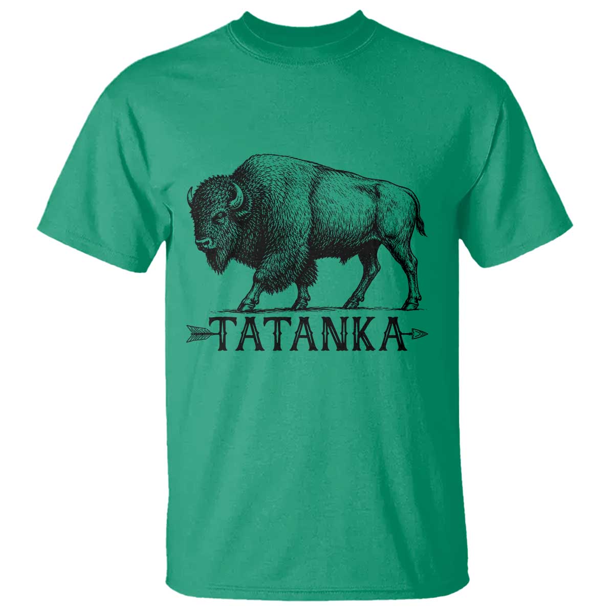 Tatanka Lakota Buffalo Bison Native American West Wildlife T Shirt