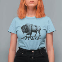 Tatanka Lakota Buffalo Bison Native American West Wildlife T Shirt For Women
