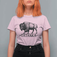 Tatanka Lakota Buffalo Bison Native American West Wildlife T Shirt For Women