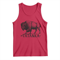 Tatanka Lakota Buffalo Bison Native American West Wildlife Tank Top