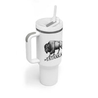 Tatanka Lakota Buffalo Bison Native American West Wildlife Tumbler With Handle