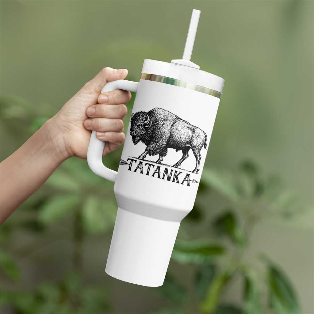 Tatanka Lakota Buffalo Bison Native American West Wildlife Tumbler With Handle