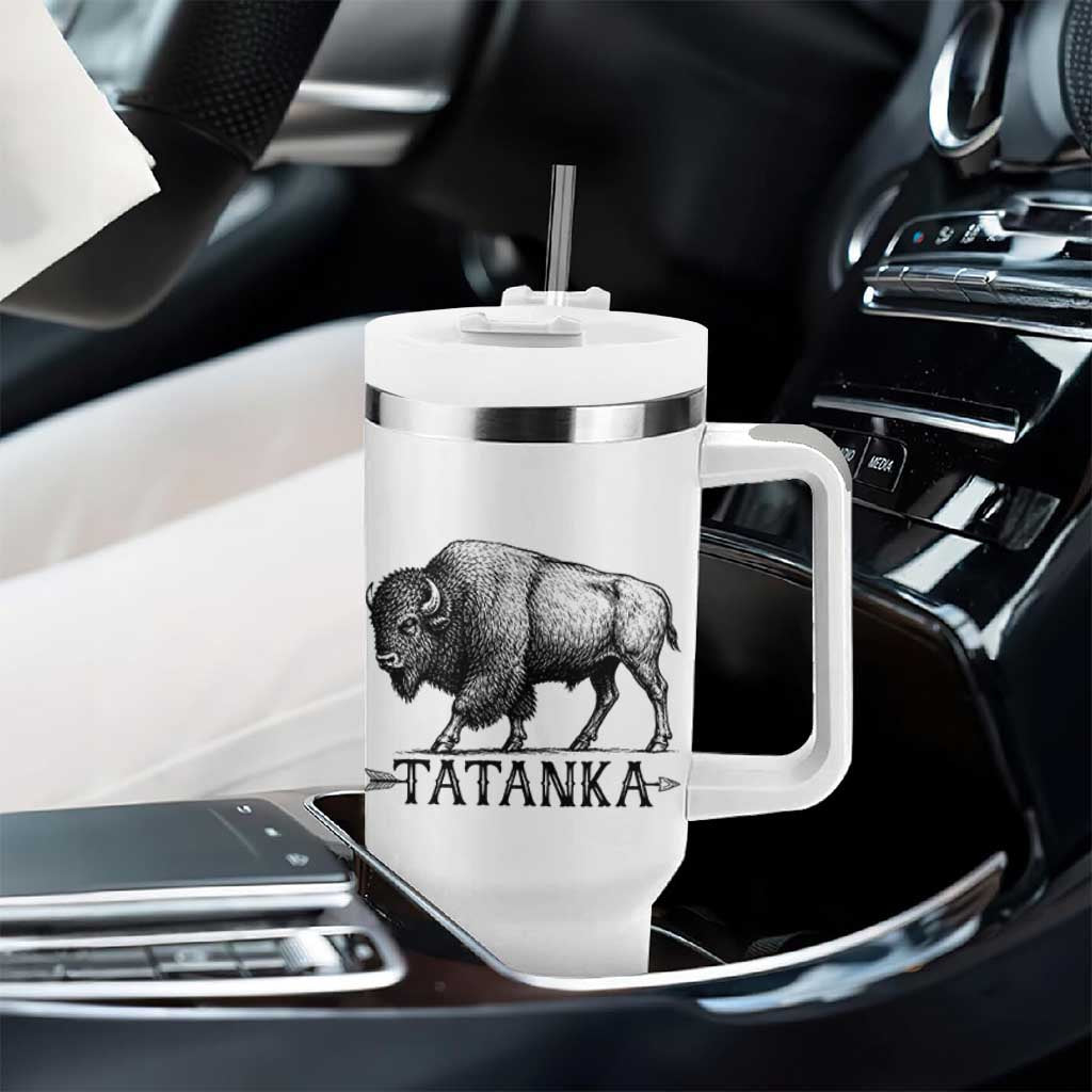 Tatanka Lakota Buffalo Bison Native American West Wildlife Tumbler With Handle
