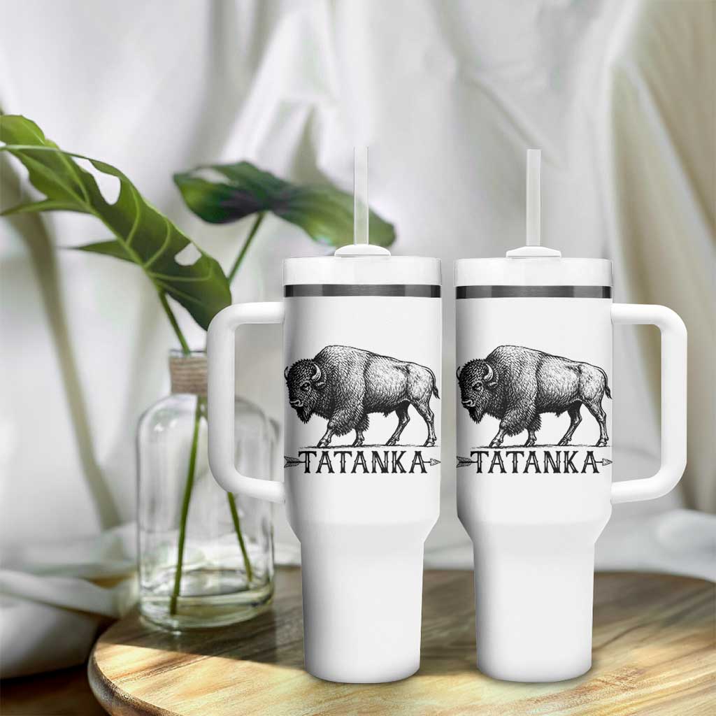 Tatanka Lakota Buffalo Bison Native American West Wildlife Tumbler With Handle