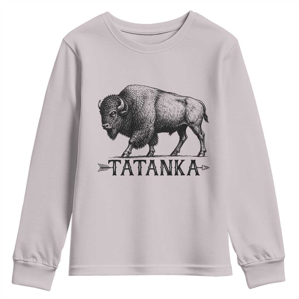 Tatanka Lakota Buffalo Bison Native American West Wildlife Youth Sweatshirt