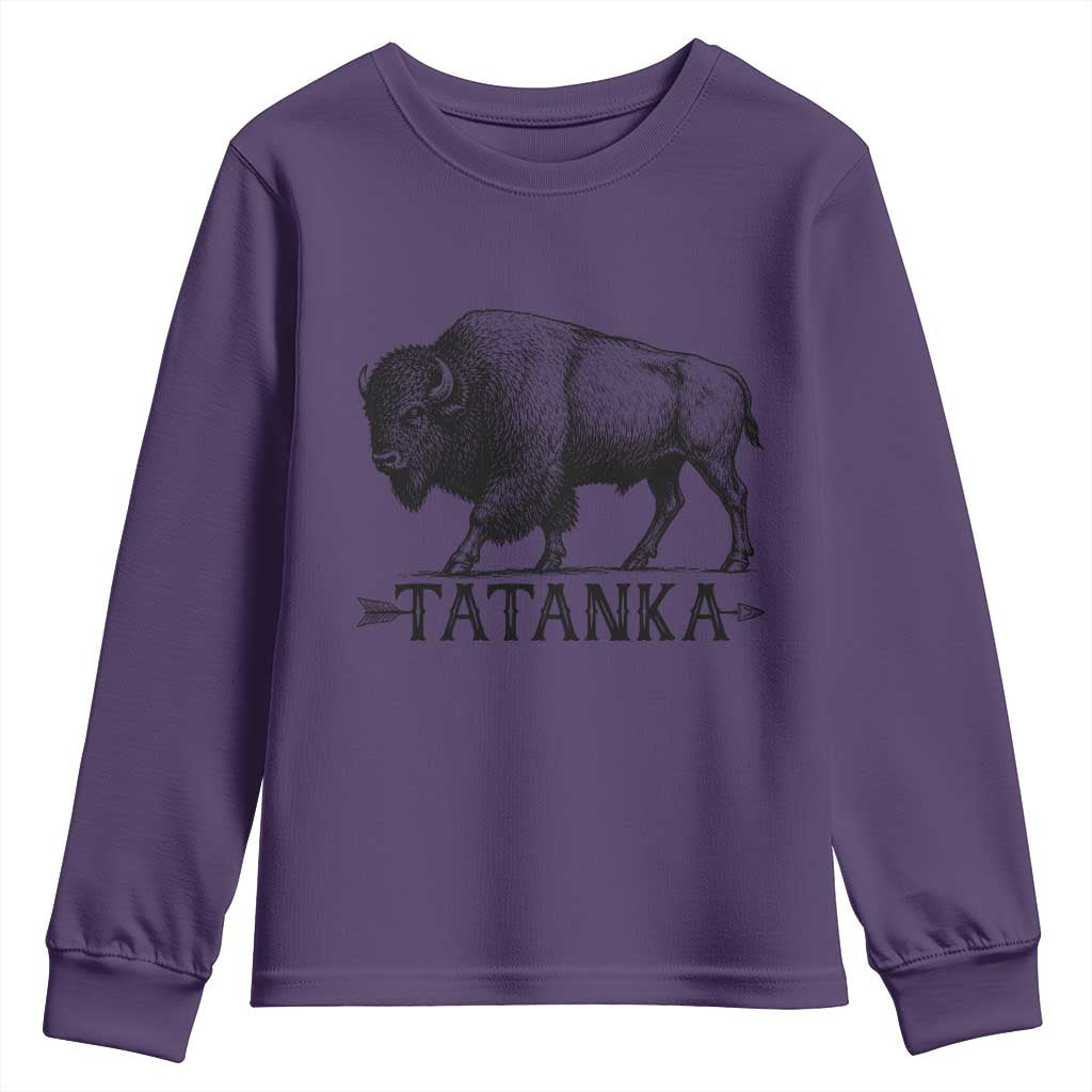 Tatanka Lakota Buffalo Bison Native American West Wildlife Youth Sweatshirt