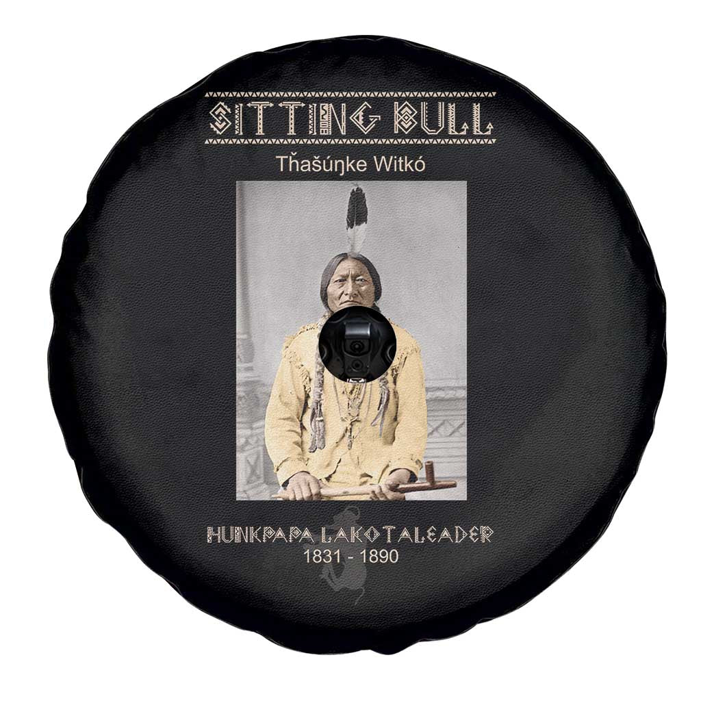 Sitting Bull Lakota Sioux Chief American Indian History Spare Tire Cover
