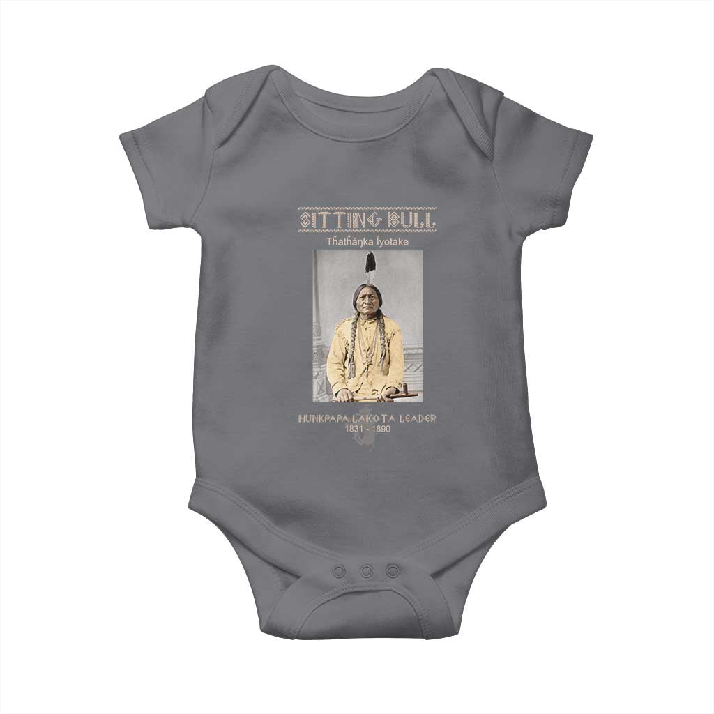 Sitting Bull Lakota Sioux Chief American Indian History Baby Onesie