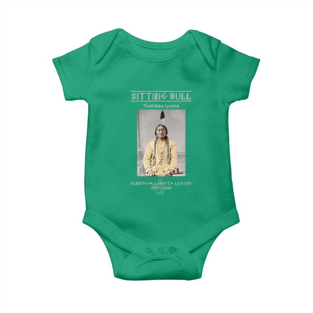 Sitting Bull Lakota Sioux Chief American Indian History Baby Onesie
