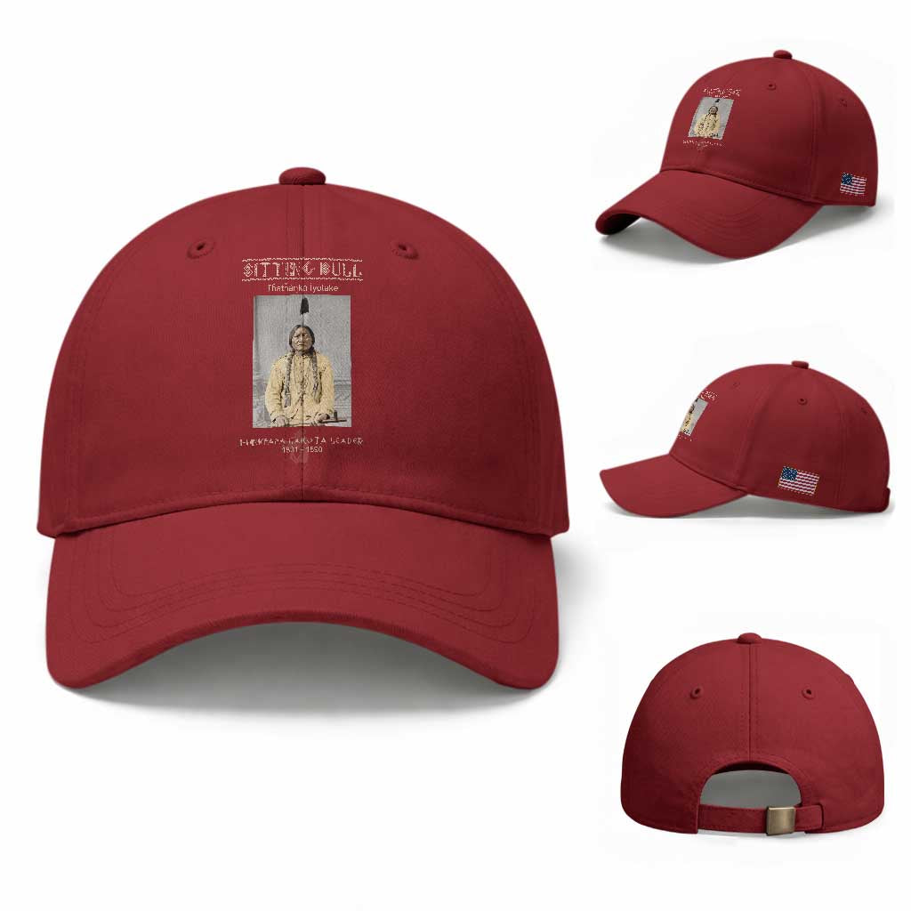 Sitting Bull Lakota Sioux Chief American Indian History Baseball Cap