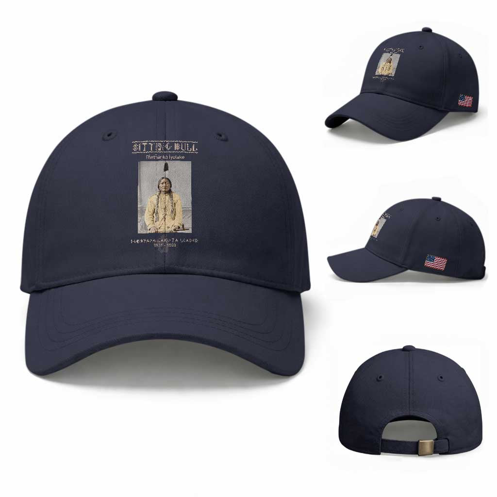 Sitting Bull Lakota Sioux Chief American Indian History Baseball Cap