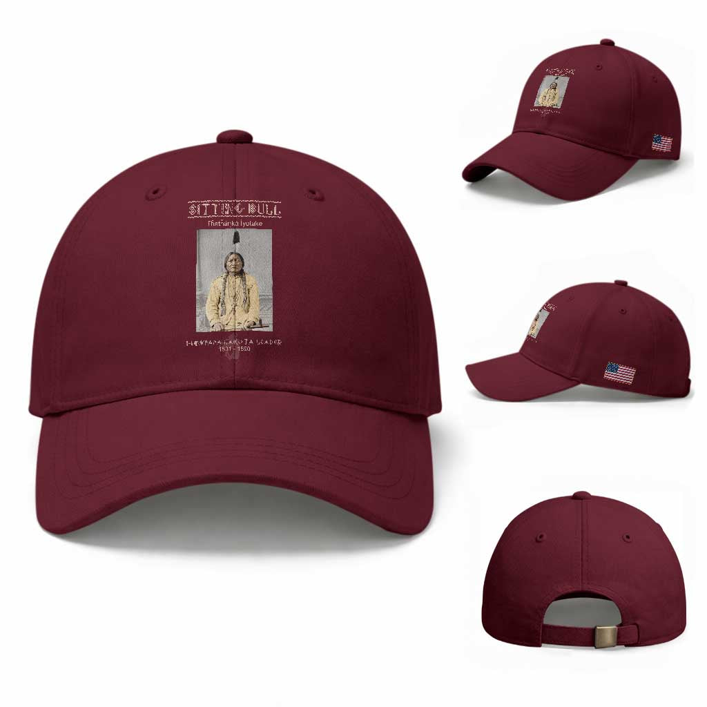 Sitting Bull Lakota Sioux Chief American Indian History Baseball Cap