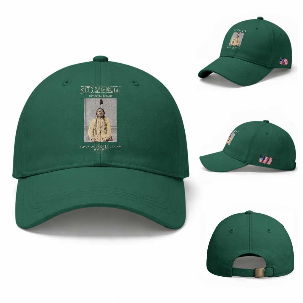 Sitting Bull Lakota Sioux Chief American Indian History Baseball Cap