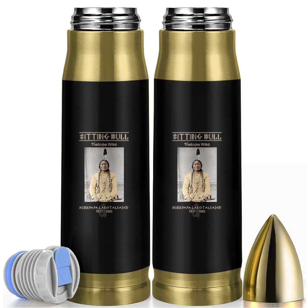 Sitting Bull Lakota Sioux Chief American Indian History Bullet Tumbler
