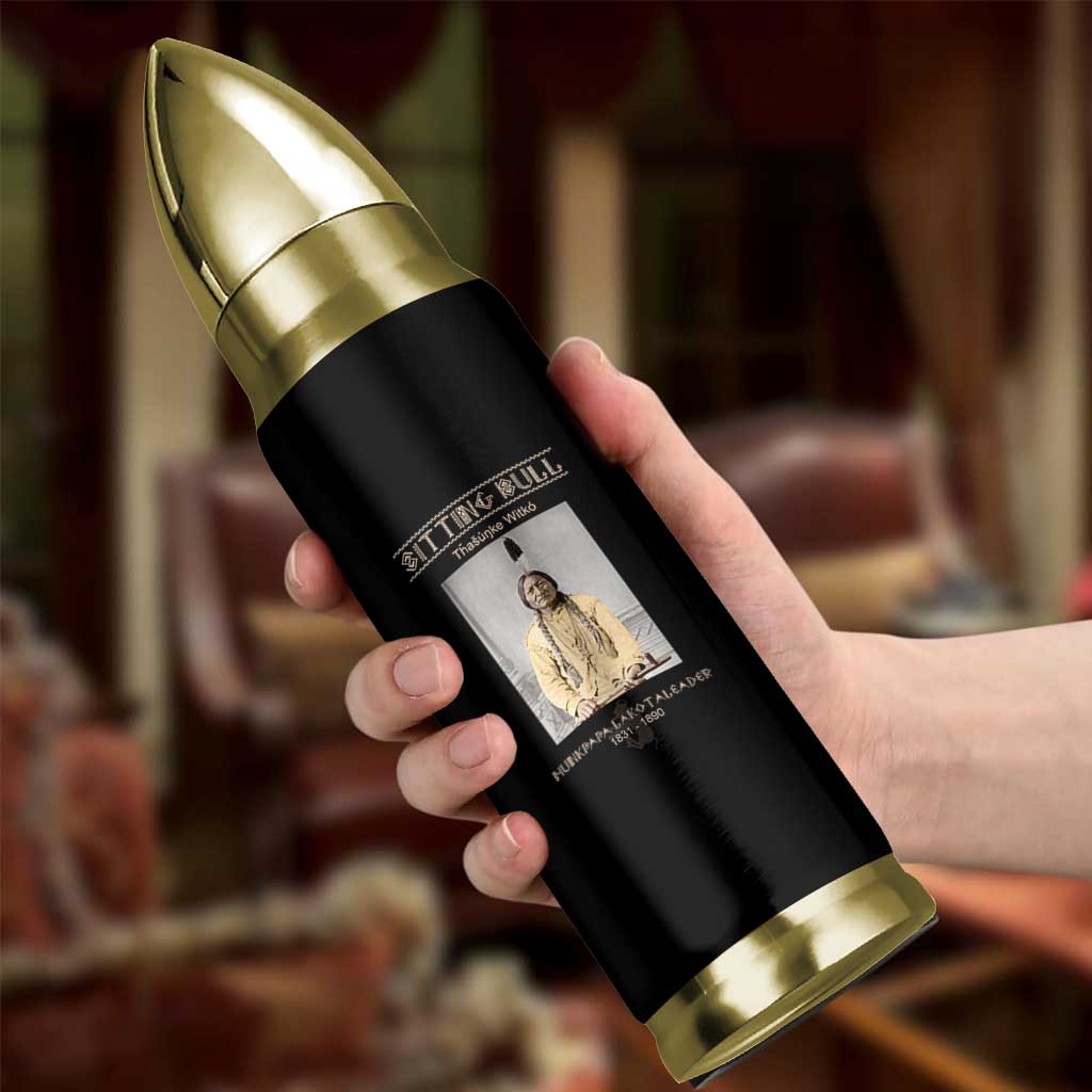 Sitting Bull Lakota Sioux Chief American Indian History Bullet Tumbler