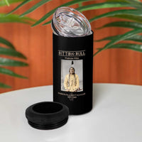 Sitting Bull Lakota Sioux Chief American Indian History 4 in 1 Can Cooler Tumbler