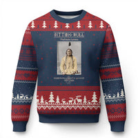 Sitting Bull Lakota Sioux Chief American Indian History Ugly Christmas Sweater
