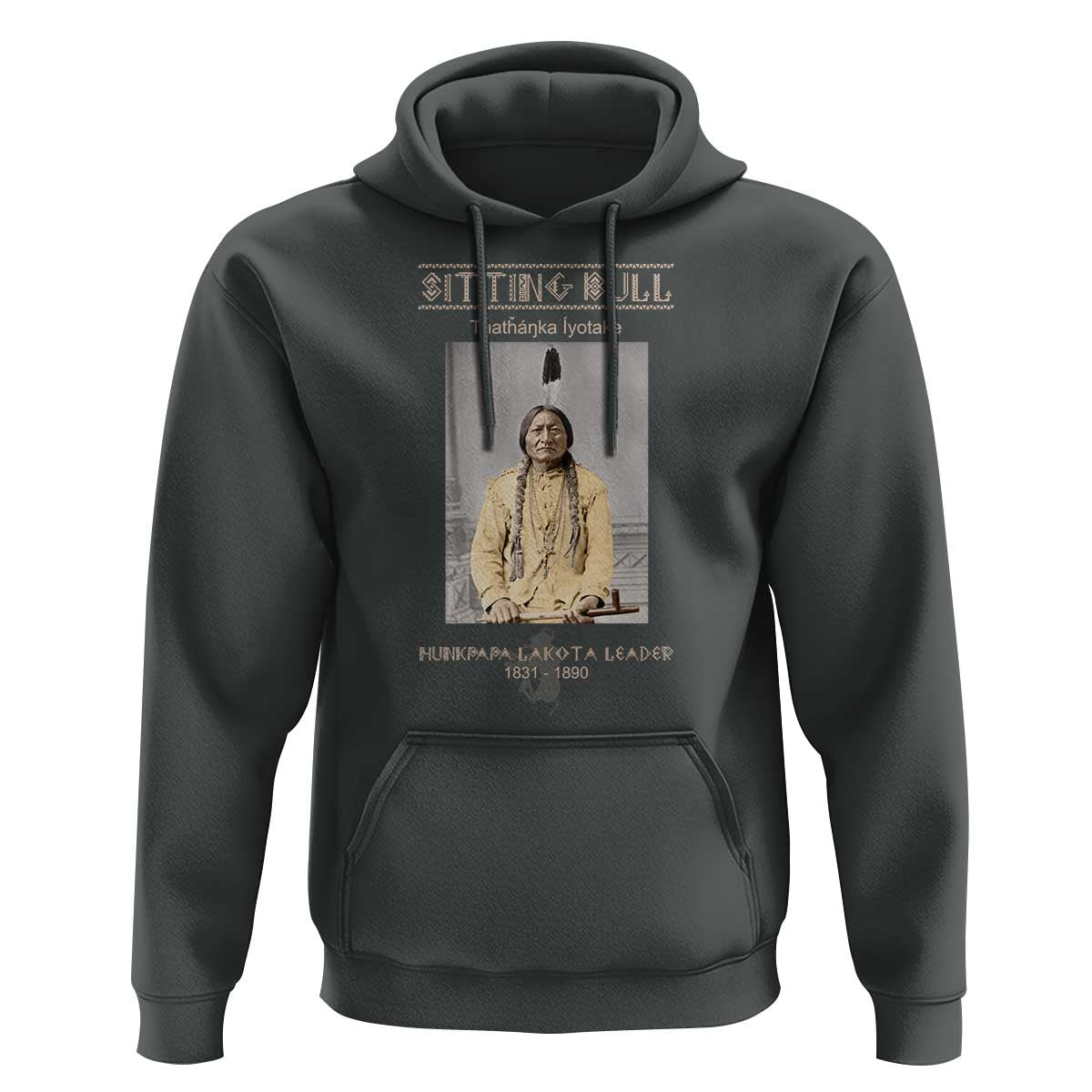Sitting Bull Lakota Sioux Chief American Indian History Hoodie