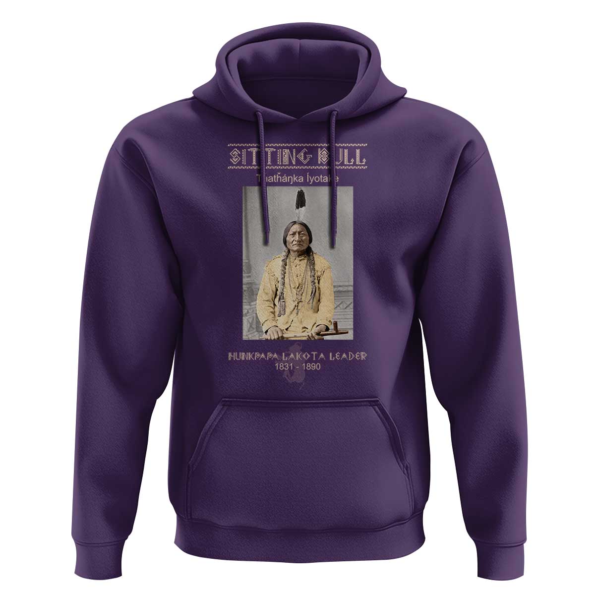 Sitting Bull Lakota Sioux Chief American Indian History Hoodie