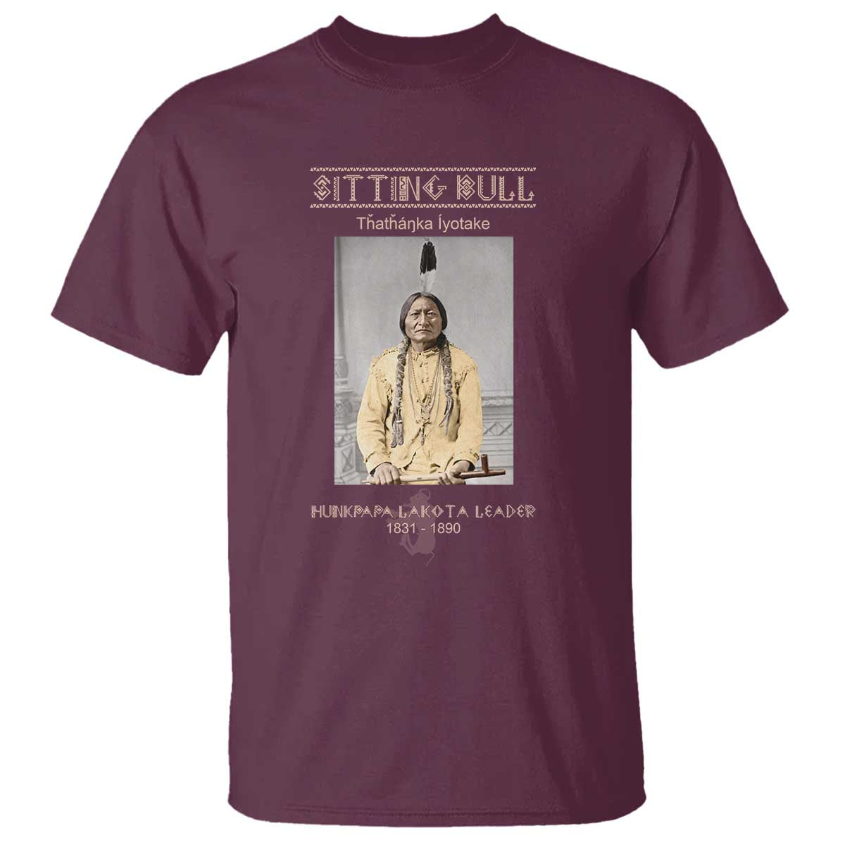 Sitting Bull Lakota Sioux Chief American Indian History T Shirt