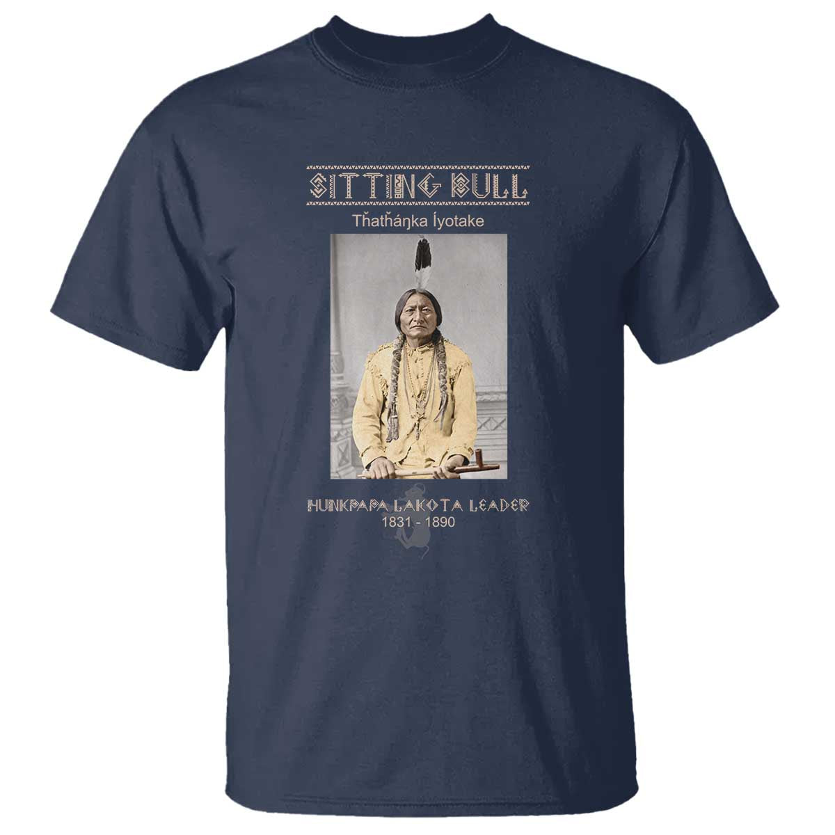 Sitting Bull Lakota Sioux Chief American Indian History T Shirt